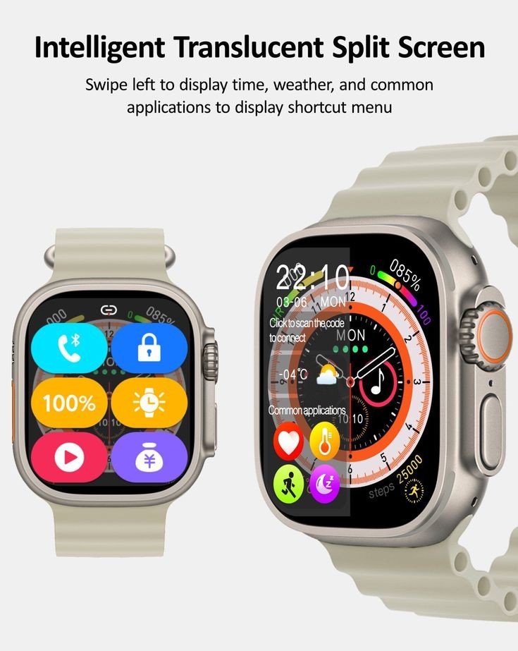 Y60 Ultra Smart Watch With 7 Strap