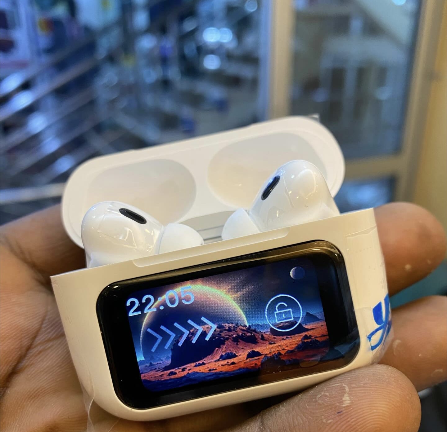 Dynamic Display Control AirPods - Imported | ANC Mode | Touch Controlled